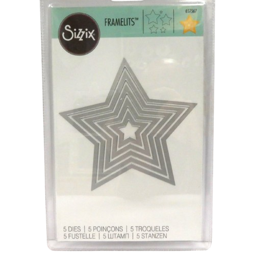 matrices de découpe sizzix étoiles