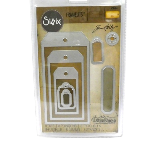 matrices de découpe sizzix étiquettes