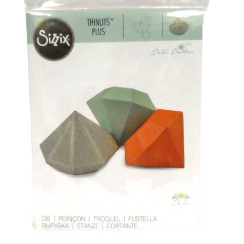 matrices de découpe sizzix boîte diamant