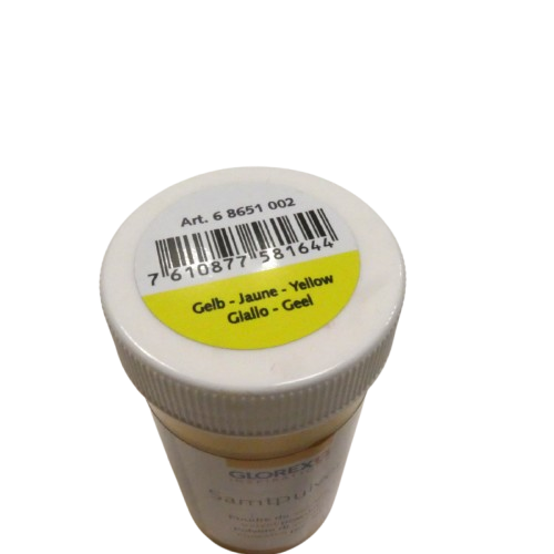 poudre de velour glorex jaune