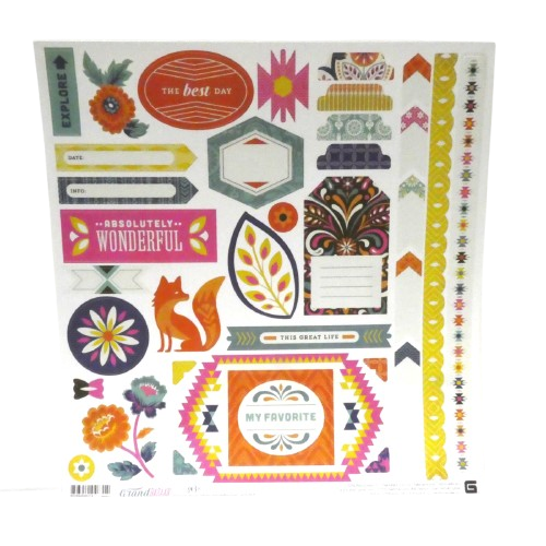 planche de stickers Innspiro grand bazaar