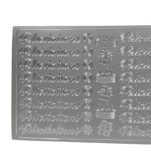 stickers contour félicitation
