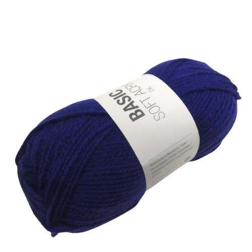 laine acrylique rico design bleu roi