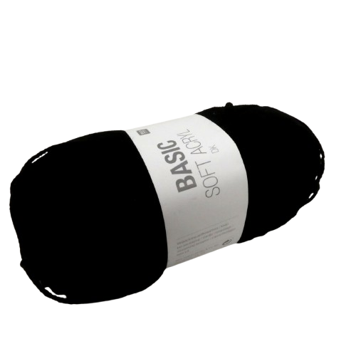 laine acrylique rico design noir