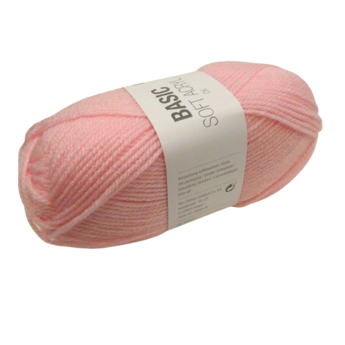 laine acrylique rico design rose clair