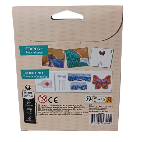 kit diamond painting carillon papillons