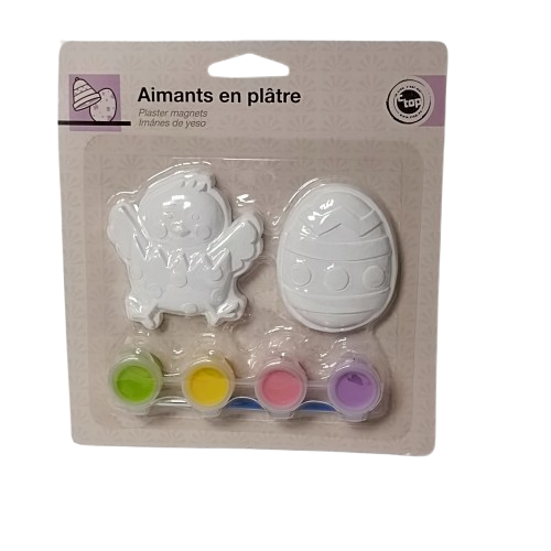 kit aimants en plâtre paques