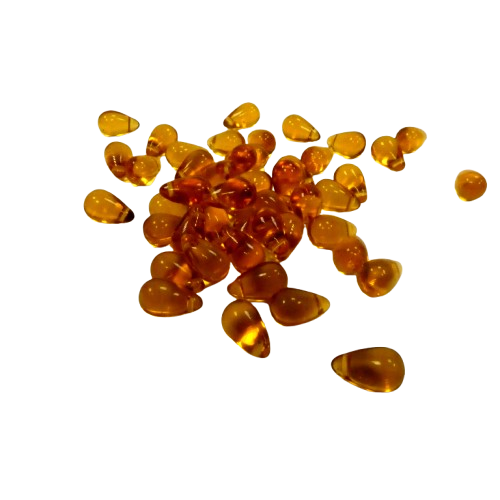 perles goutte jaune