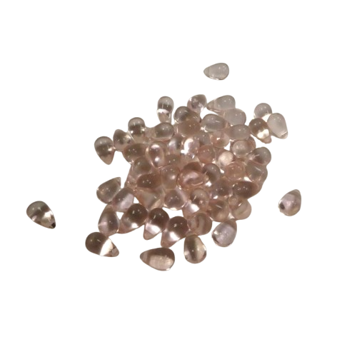 perles gouttes rose