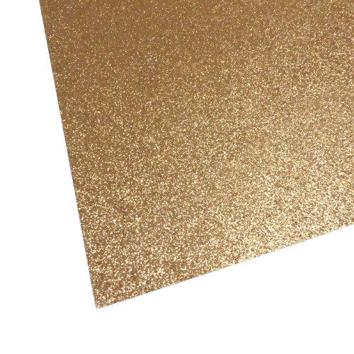 feuille pailleté rayher bronze
