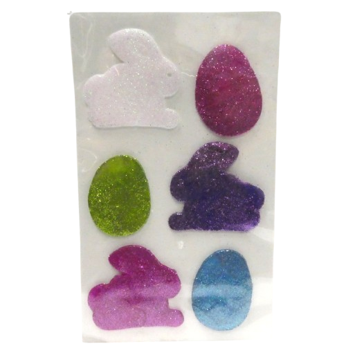 décor pâques oeufs et lapin