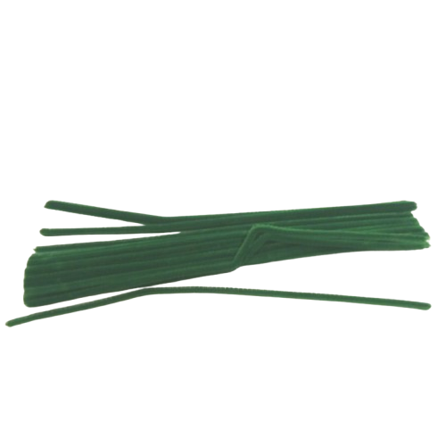 Vert foncé chenilles x 25