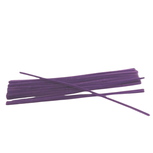 violet foncé chenilles x 25