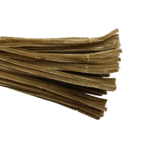 Beige chenilles x 25