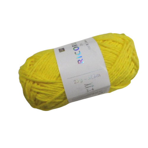 coton ricorumi rico design jaune