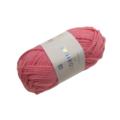 coton ricorumi rose bonbon