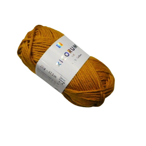 moutarde coton ricorumi rico design