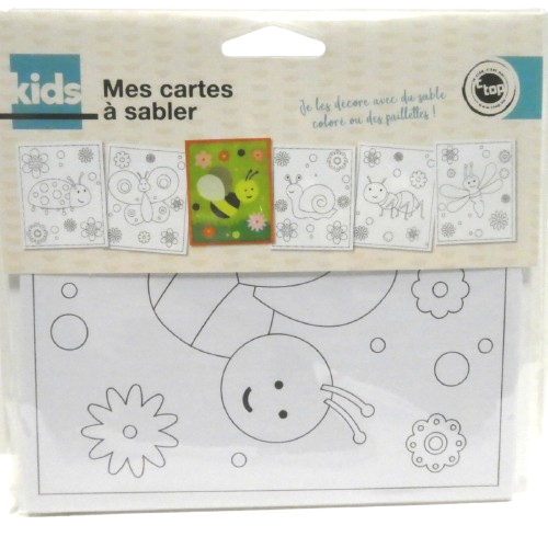 carte sable insecte