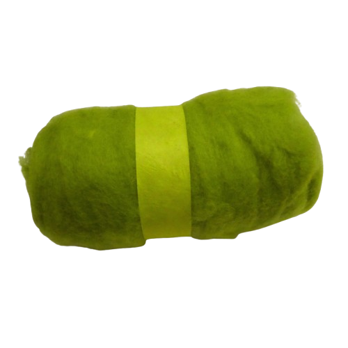 laine à feutrer vert mousse