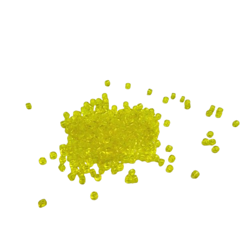 perles miyuki transparente jaune