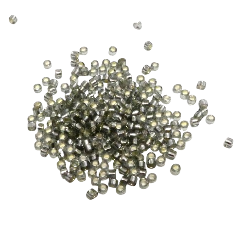 perles miyuki argentée gris