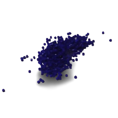 perles miyuki opaque bleu foncé