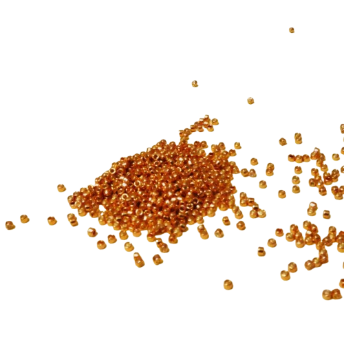 perles métallique galvanisée doré