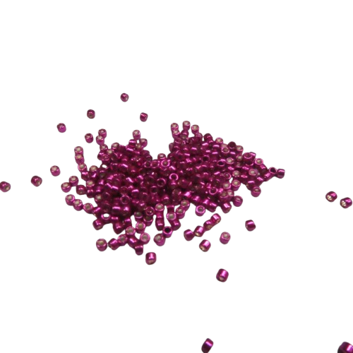 perles métallique galvanisée rose