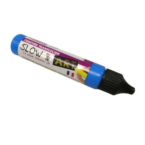 peinture 3D graine creative  bleu clair