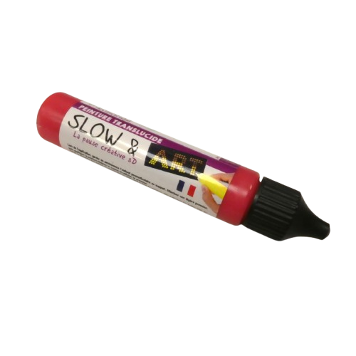 peinture 3D graine creative  rouge