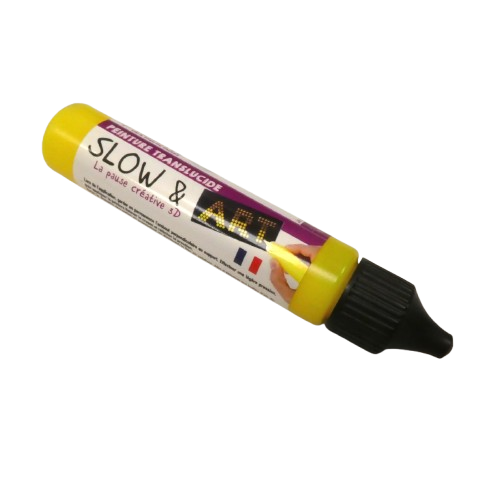 peinture 3D graine creative  jaune
