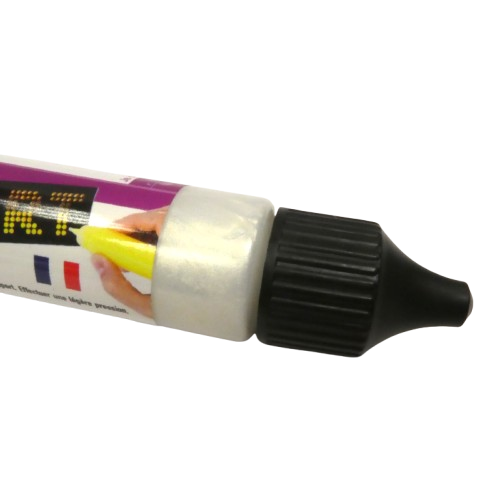 Peinture 3D graine creative blanc nacré