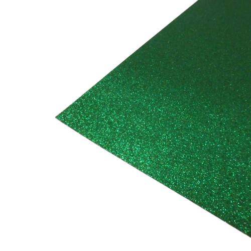 papier pailleté rayher vert foncé