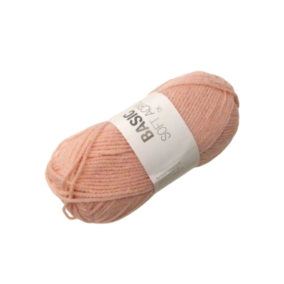 laine acrylique rico design rose poudre