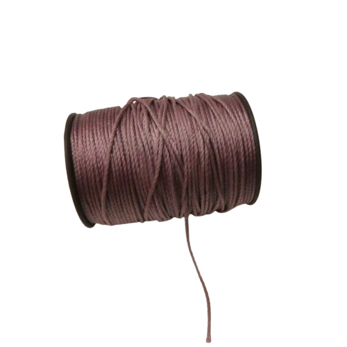 lavande Cordon micro macramé polyester ciré 0,8 mm