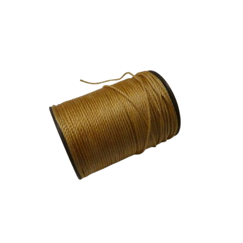 beige pérou Cordon micro macramé polyester ciré 0,8 mm