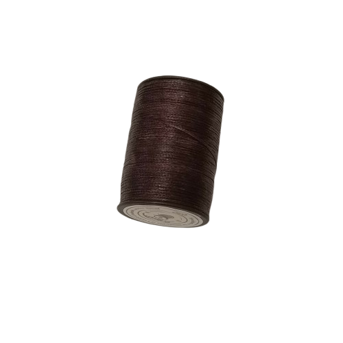 brun coco Cordon micro macramé polyester ciré 0,8 mm