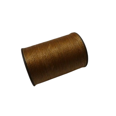 beige Cordon micro macramé polyester ciré 0,8 mm