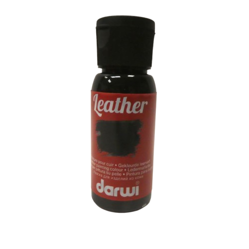 noir Peinture pour cuir LEATHER DARWI