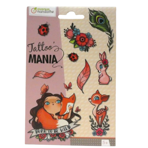 tatouages éphémères avenue mandarine forêt