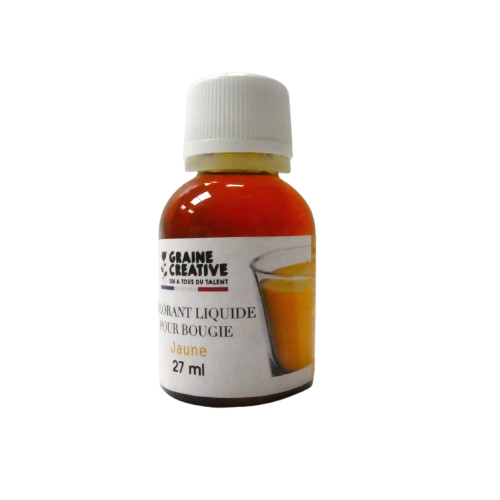 colorant bougies graine creative jaune