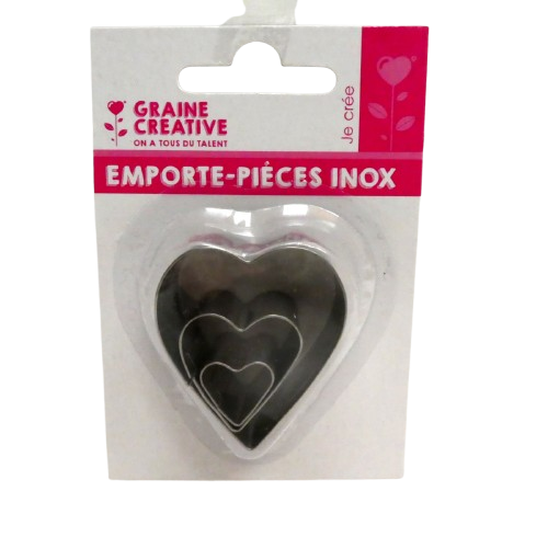 emportes pièces graine creative coeurs