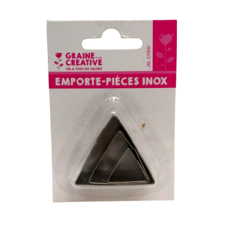 emportes pièces graine creative triangles