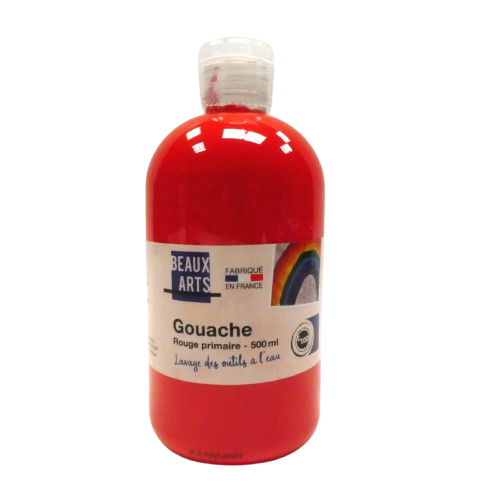 gouache rouge