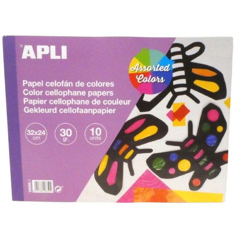 lot papier cellophane apli