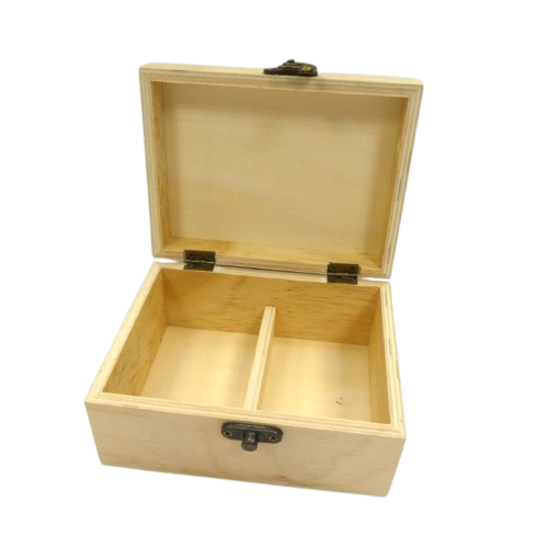 boîte en bois thé 2 compartiment