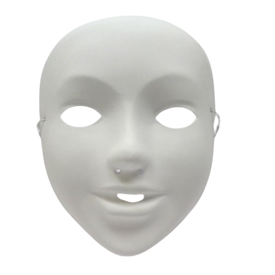 masque blanc enfant