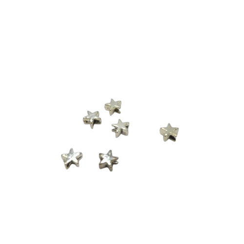 perles étoiles argenté
