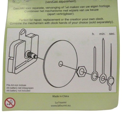 mécanisme horloge lafourmi