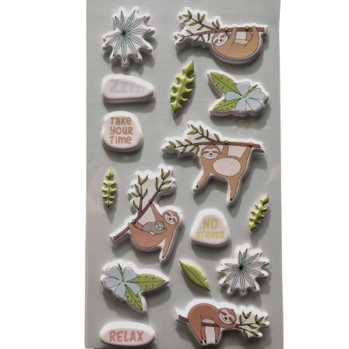 stickers paresseux aretmio